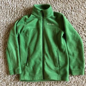 kids columbia fleece zip up